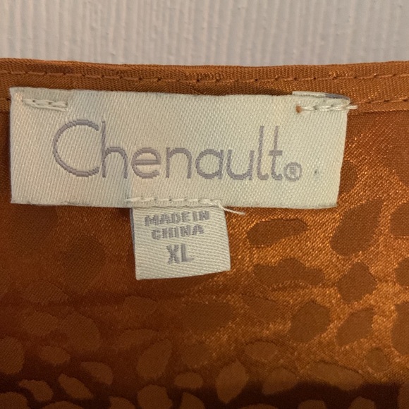 Woman’s copper color pull over dress top! - Picture 2 of 7